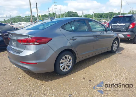 2017 Hyundai Elantra Se from USA, damaged, VIN KMHD74LF6HU424271
